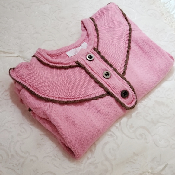 Janie and Jack Cotton Knitted Dress 12-18m - Picture 4 of 4